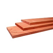 Douglas ruwe plank 2,5x25 cm