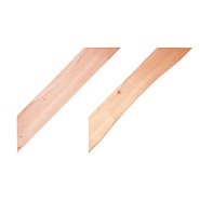 Douglas geschaafde schoor gebogen 6x14x770mm Blank