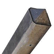 Betonpaal Bruin | met Punt | 10x10cm | Gecoat | hout-beton syteem