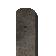Stamp-betonpaal t.b.v. hout-beton - Antraciet