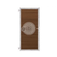 Tuinpoort Profi-Fence | Savanna Brown | Verzinkt frame