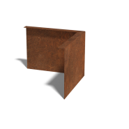 Kantopsluiting Cortenstaal Gezet