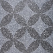 GeoProArte© 60x60x4cm Light Grey Flower