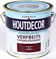 *Houtdecor 633 wijnrood 2500ml