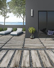 *Keramische tegel XL Legna Rustico Pecan 120x30x3cm Op=Op