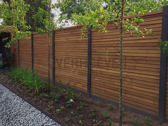 Cladded fence