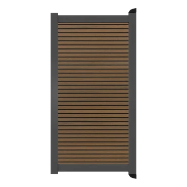 Poort Profi-Fence | 97x197cm | Rhombus Stripe | Horizontaal | Antraciet aluminium frame