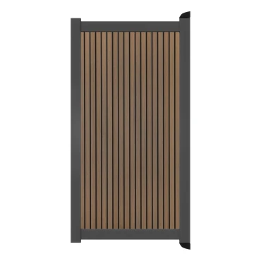 Poort Profi-Fence | 97x175cm | Rhombus Stripe | Verticaal | Antraciet aluminium frame