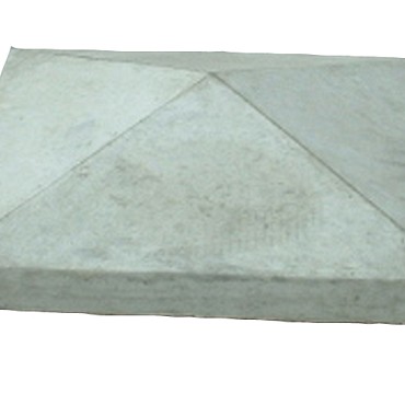 Afdekmuts 35x35cm glad grijs