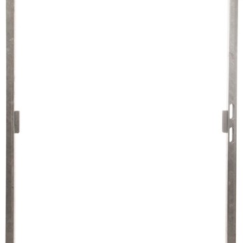 Stalen kader poortframe met 4x u-profiel 109x190cm