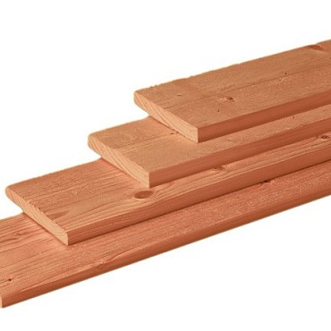 *Douglas plank geschaafd 18x140x4000mm