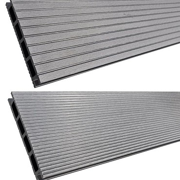 *WPC Terrasplank Antraciet 25x150x4000mm