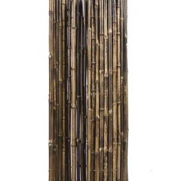 *Bamboe rolscherm Black, 180x180cm