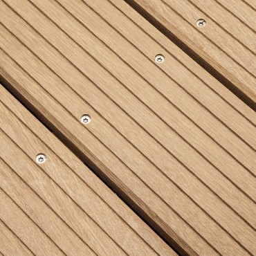 *Bangkirai vlonderplank 7-groeven 25x145x3900mm (op=op / bijna uitverkocht)