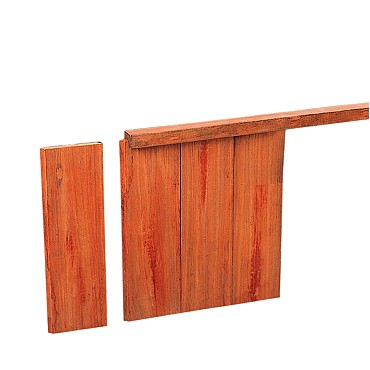 *Bangkirai Damwandprofiel 30x185x4000mm, beperkt voorradig op=op