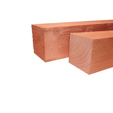 *Douglas tuinpaal onbehandeld 150x150x5000mm fijnbezaagd