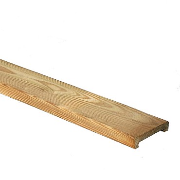 *Afdeklat Toog Grenen 20x80x2400mm