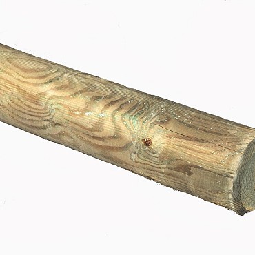 *Rondhout zonder punt Grenen 100x6000mm  OP=OP