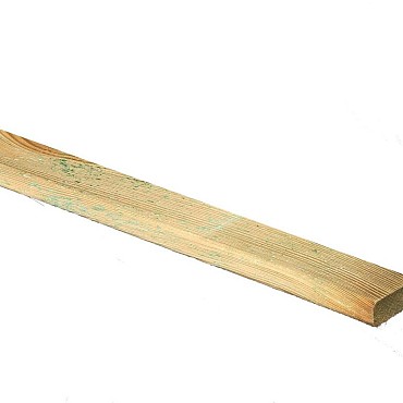 Afwerklat t.b.v. beugels Douglas 180 cm