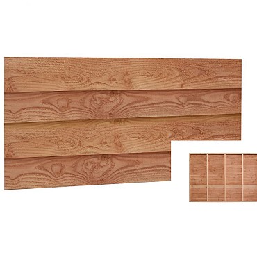 Wand Douglas Zweeds Rabat Enkelzijdig