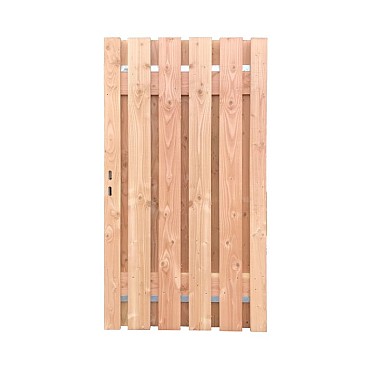 Poort 85cm fijnbezaagd XL 20x200mm Douglas Stalen Frame 85x180cm Verticaal