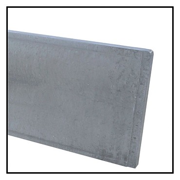 Betonplaat Glad dubbelzijdig Grijs 184x26x3.4cm (levertijd ca. 2 weken)
