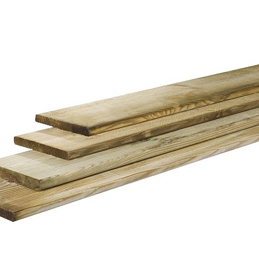 Grenen Planken geschaafd