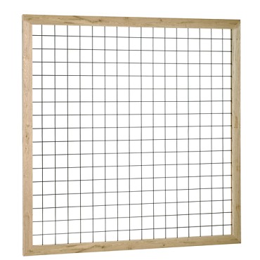 Eco gaastrellis verzinkt in raamwerk 4.5x4.5cm maas 7.5x7.5cm 180x180cm