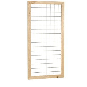 Eco gaastrellis verzinkt in raamwerk 4.5x4.5cm maas 7.5x7.5cm 180x90cm