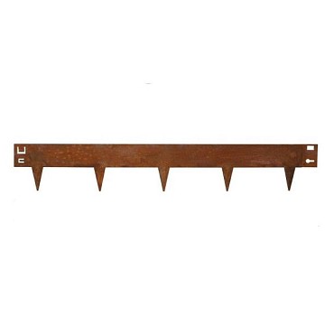 *Budget Kantopsluiting 1,5 mm Corten 106x24cm