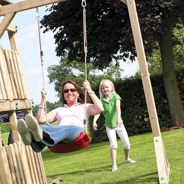 Schommels en glijbanen