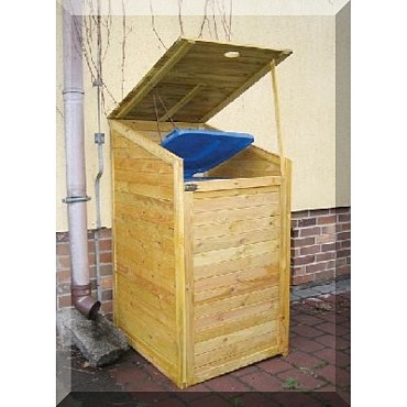 Container-kast dicht Grenen 75x135x85cm