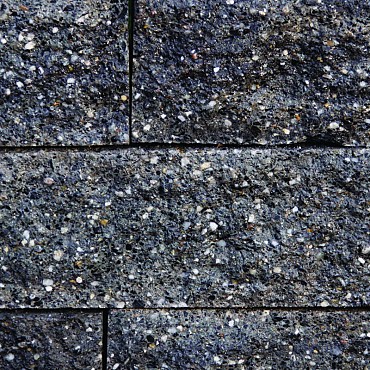 Block Wall Black 14x15x60 cm