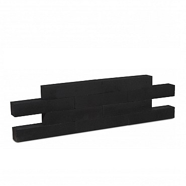 *Aanbieding Garden Wall Black 12x12x60 cm