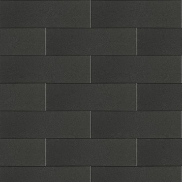 Garden Wall Black met facet 12x12x60