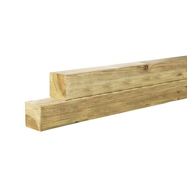 SteunPaal vuren geimp. 120x120x3000mmcm