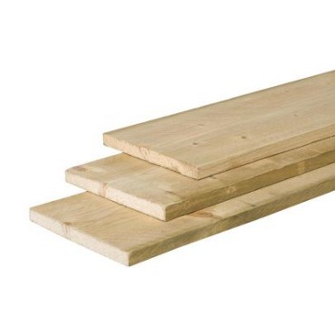 Vuren ME PLANK FB 19x200x1800mm Geimpregneerd