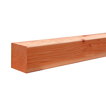 Douglas geschaafde Paal 140x140x5000mm Blank