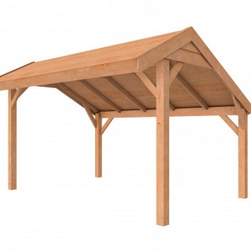 Douglasvision kapschuur Comfort 400x250cm kleurloos ge?mpregneerd.