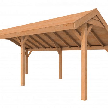 Douglasvision kapschuur Comfort 600x250cm kleurloos ge?mpregneerd.