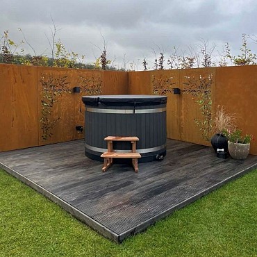 Cor Ten Decopaneel Bamboo