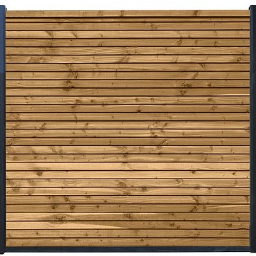 Combiwood Douglas Rhombus schermdeel enkelzijdig 200x180cm. geïmpregneerd (niet met metalen kap)