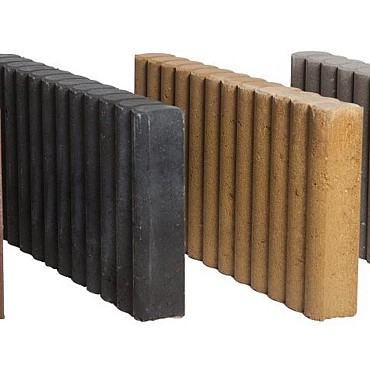 *Palissadeband Bruin 6x25x50cm