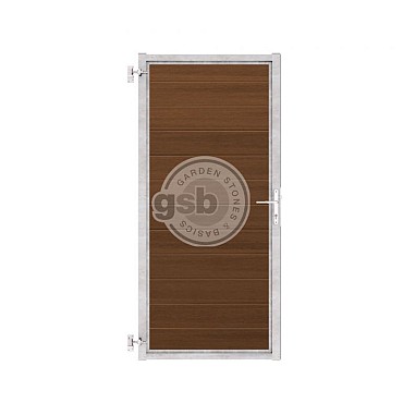 Tuinpoort Profi-Fence | Savanna Brown | Verzinkt frame