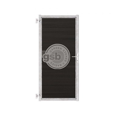Tuinpoort Profi-Fence | Solid Black | Verzinkt frame