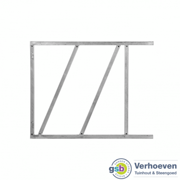 *Stalen poortframe | Verstelbaar | H x L = 80x100cm