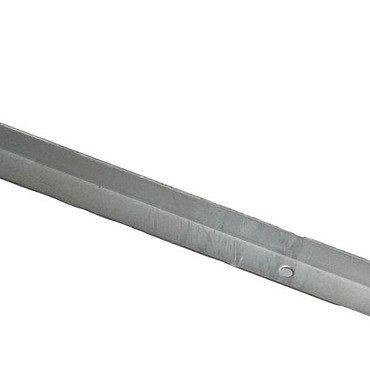 *Metalen aanslaglat t.b.v. poorten 20x20x1900mm