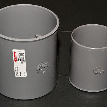 *PVC sok dubbele mof 75mm