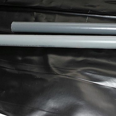 *PVC RWA buis z. tromp 4m. 60x1.5mm grijs