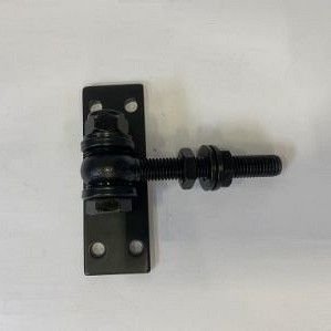 *Luxe Poortbeslag Verstelbaar draad en twee moeren t.b.v. stalen frame zwart